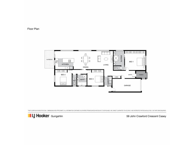 59 John Crawford Crescent, Casey ACT 2913 Floorplan