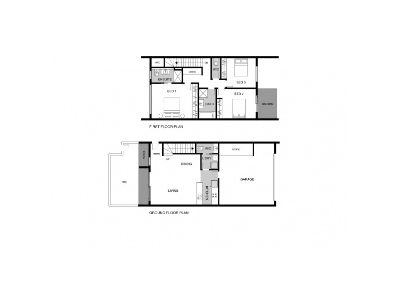 2/72 Henry Kendall Street, Franklin ACT 2913 Floorplan