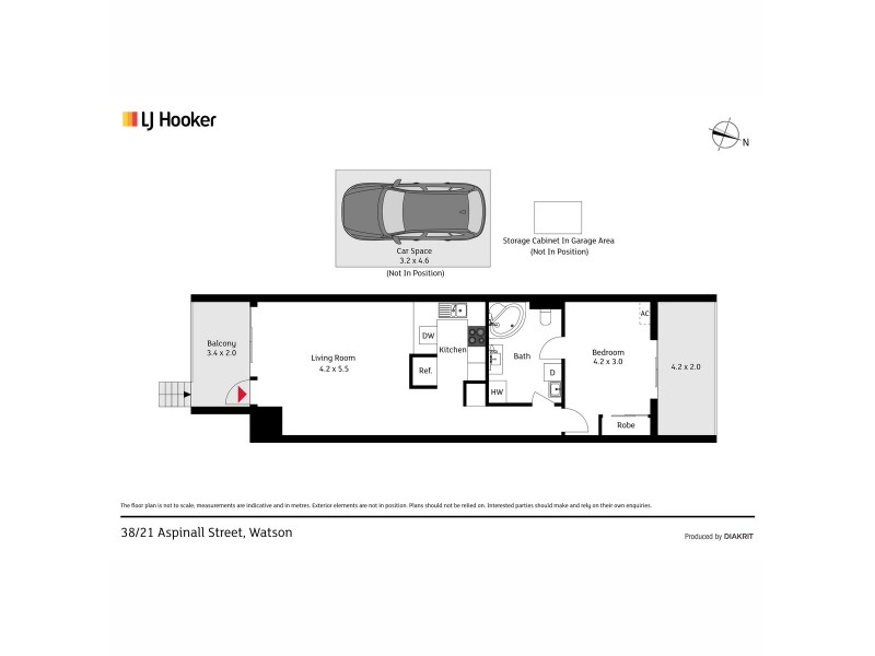 38/21 Aspinall Street, Watson ACT 2602 Floorplan
