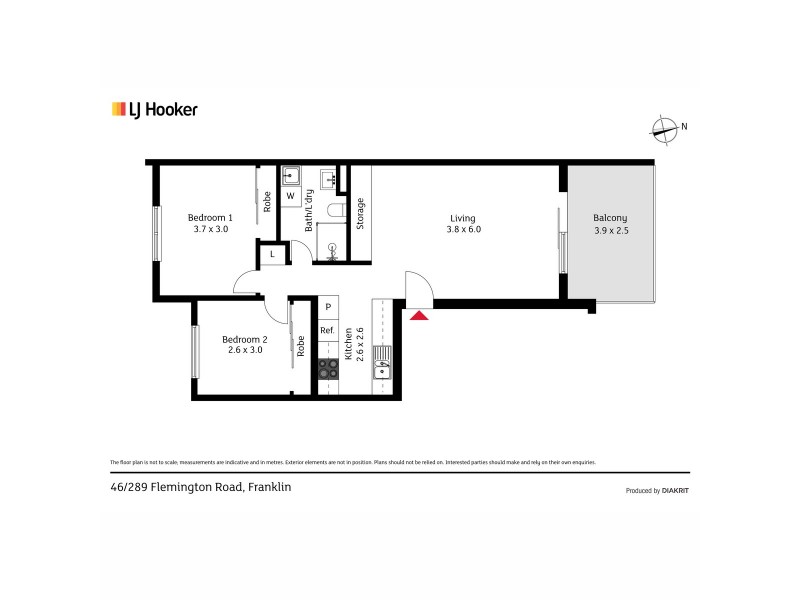 46/289 Flemington Road, Franklin ACT 2913 Floorplan