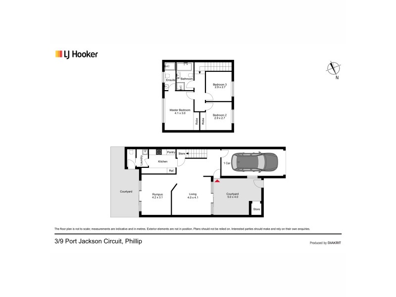 3/9 Port Jackson Circuit, Phillip ACT 2606 Floorplan