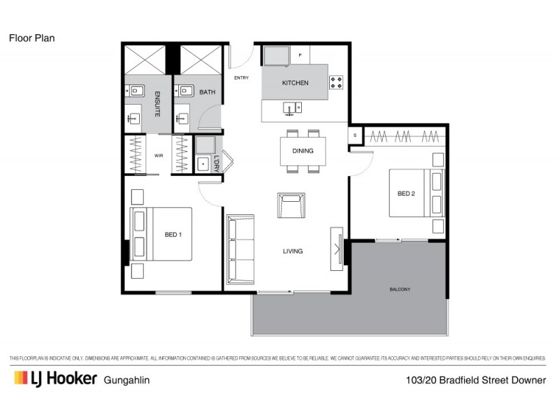 103/20 Bradfield Street, Downer ACT 2602 Floorplan