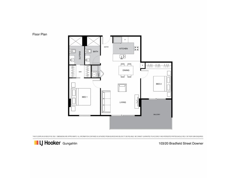 103/20 Bradfield Street, Downer ACT 2602 Floorplan