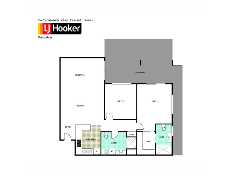 62/75 Elizabeth Jolley Crescent, Franklin ACT 2913 Floorplan