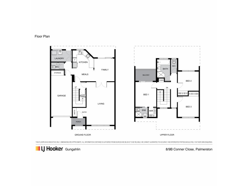 8/9B Conner Close, Palmerston ACT 2913 Floorplan