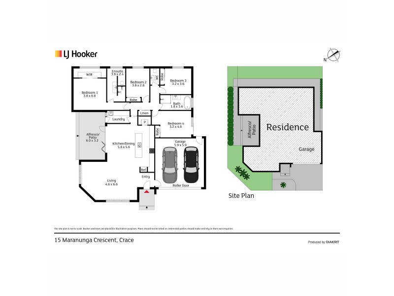 15 Maranunga Crescent, Crace ACT 2911 Floorplan