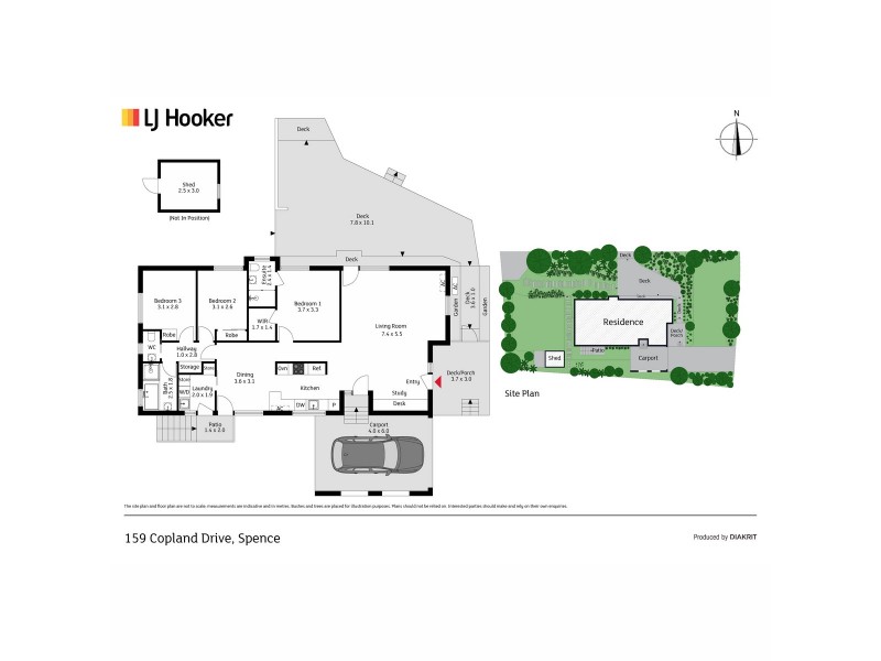 159 Copland Drive, Spence ACT 2615 Floorplan