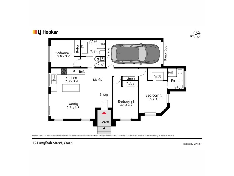 15 Punyibah Street, Crace ACT 2911 Floorplan