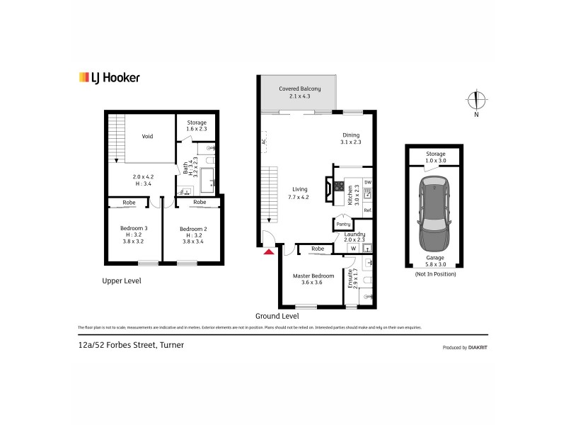 12A/52 Forbes Street, Turner ACT 2612 Floorplan