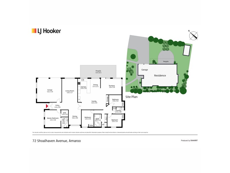 72 Shoalhaven Avenue, Amaroo ACT 2914 Floorplan