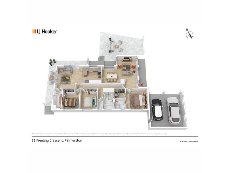 11 Freeling Crescent, Palmerston ACT 2913 Floorplan