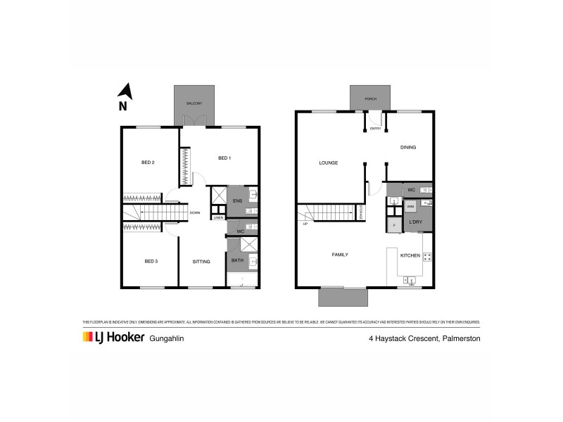 4 Haystack Crescent, Palmerston ACT 2913 Floorplan