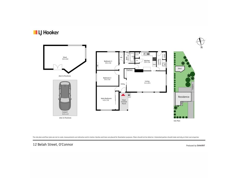 12 Belah Street, O’connor ACT 2602 Floorplan