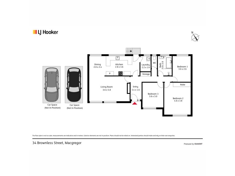 34 Brownless Street, Macgregor ACT 2615 Floorplan