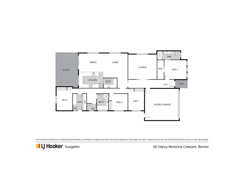 56 Clancy McKenna Crescent, Bonner ACT 2914 Floorplan