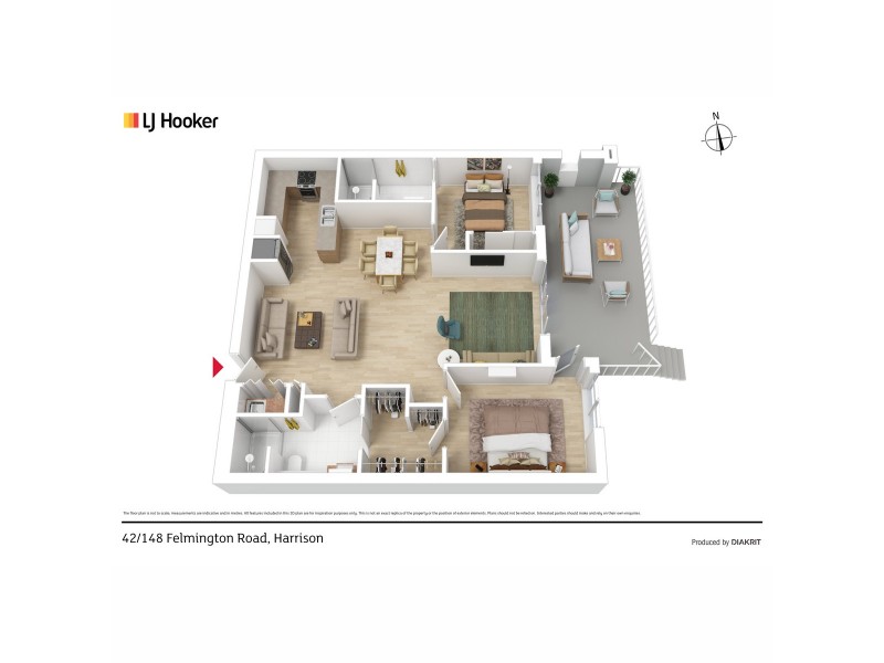 42/148 Flemington Road, Harrison ACT 2914 Floorplan
