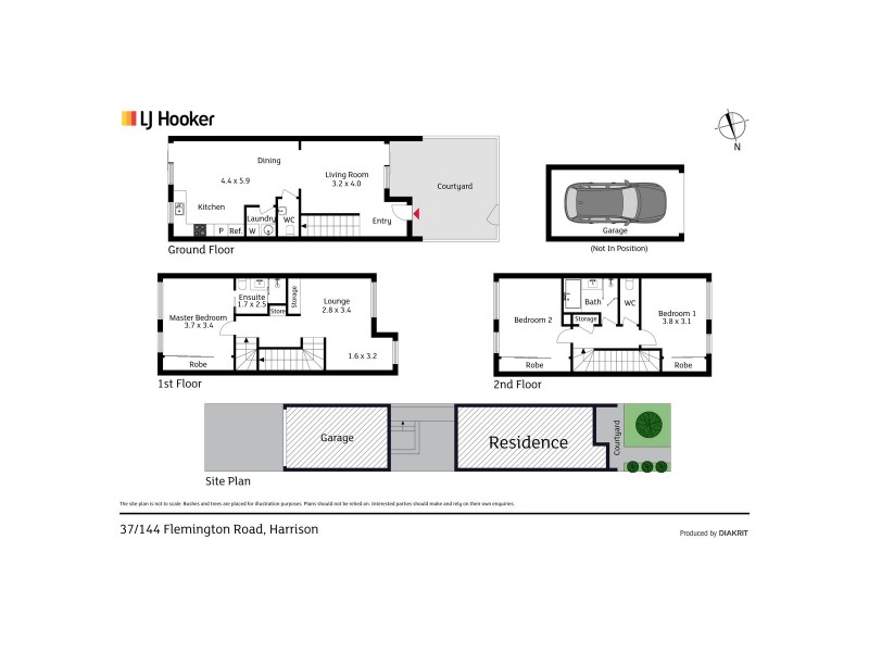 37/144 Flemington Road, Harrison ACT 2914 Floorplan