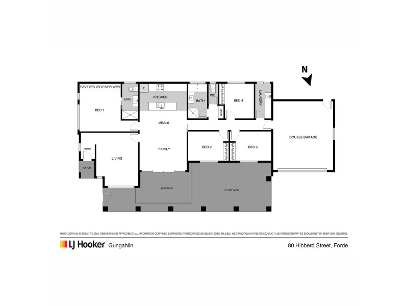 80 Hibberd Crescent, Forde ACT 2914 Floorplan