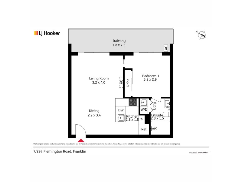 7/297 Flemington Road, Franklin ACT 2913 Floorplan