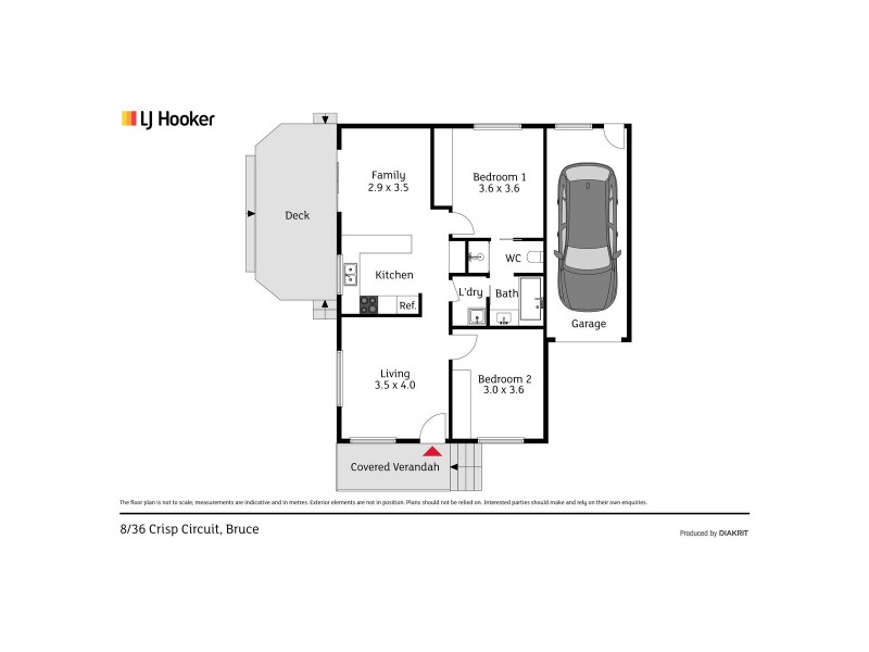 8/36 Crisp Circuit, Bruce ACT 2617 Floorplan