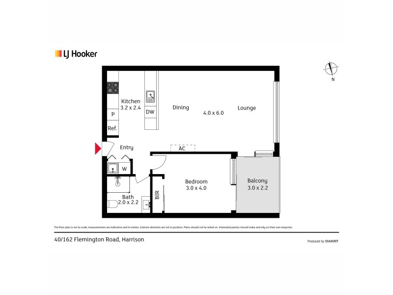 40/162 Flemington Road, Harrison ACT 2914 Floorplan