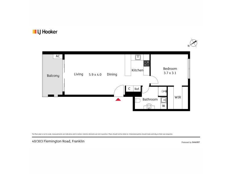 40/303 Flemington Road, Franklin ACT 2913 Floorplan