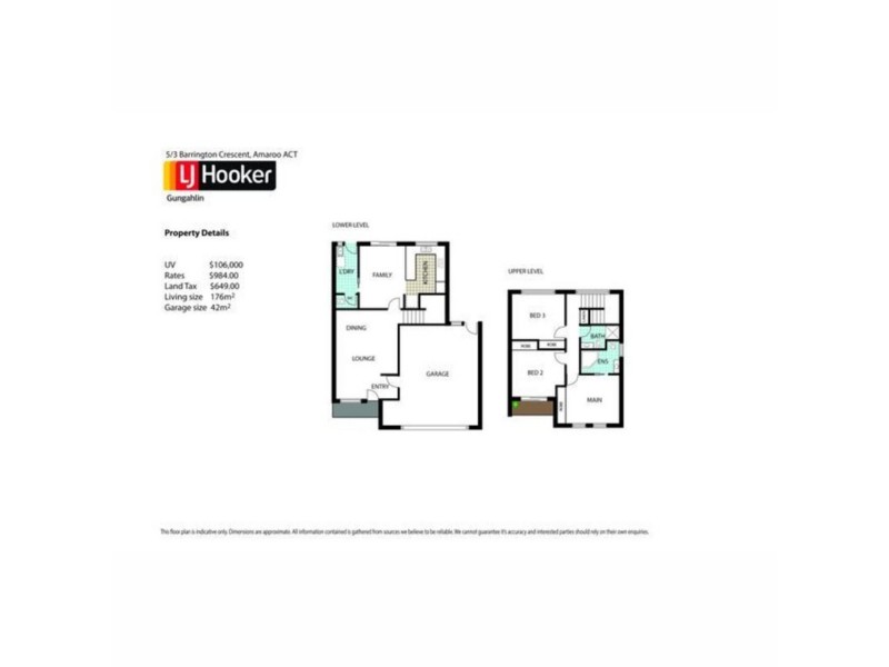 5/3 Barrington Circuit, Amaroo ACT 2914 Floorplan