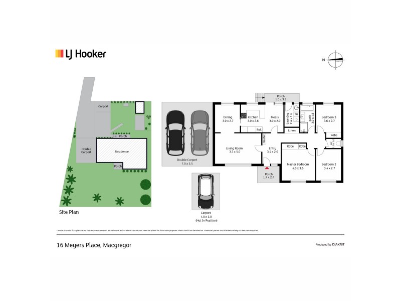 16 Meyers Place, Macgregor ACT 2615 Floorplan