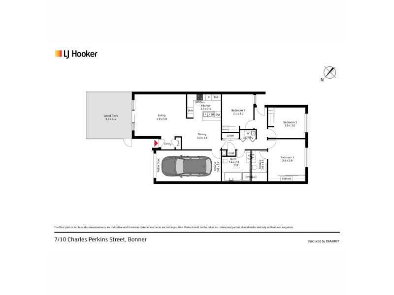 7/10 Charles Perkins Circuit, Bonner ACT 2914 Floorplan