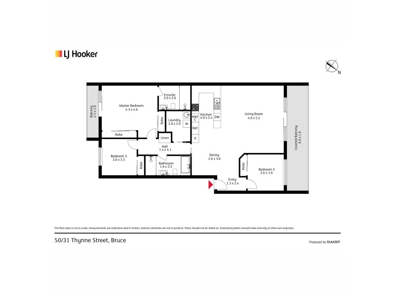 50/31 Thynne Street, Bruce ACT 2617 Floorplan