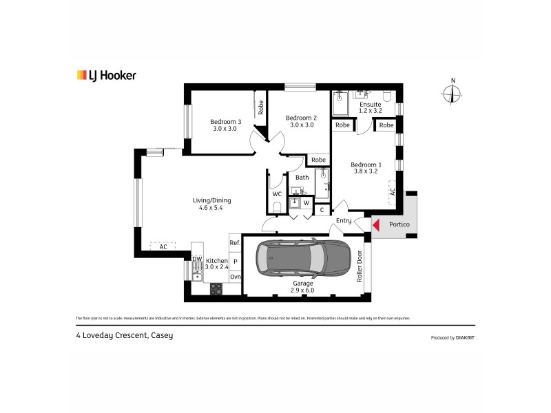 4 Loveday Crescent, Casey ACT 2913 Floorplan
