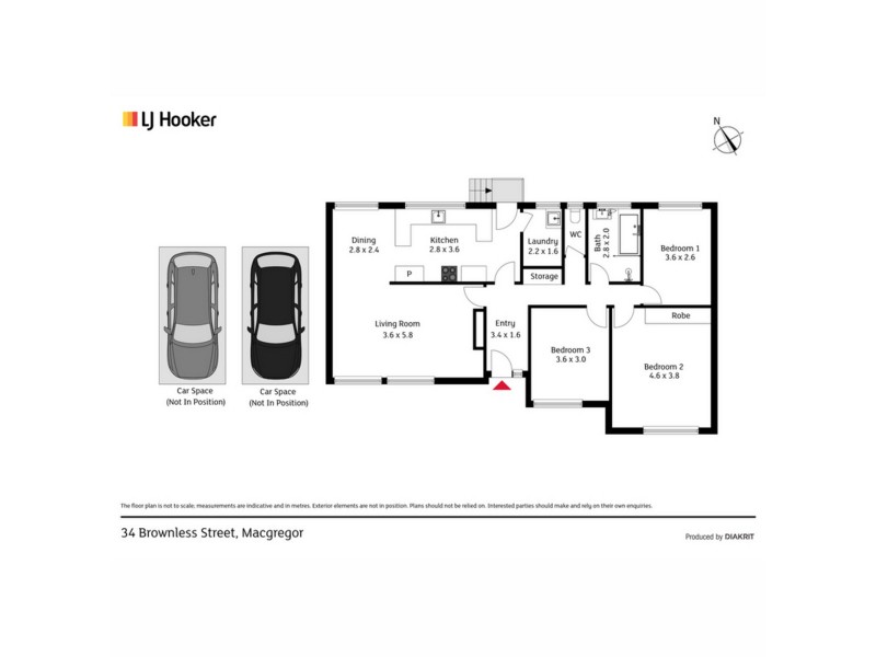 34 Brownless Street, Macgregor ACT 2615 Floorplan