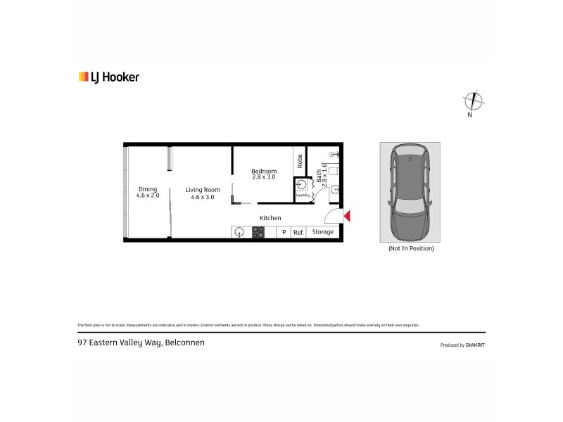 25/97 Eastern Valley Way, Belconnen ACT 2617 Floorplan