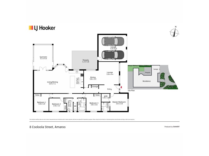 8 Cooloola Street, Amaroo ACT 2914 Floorplan