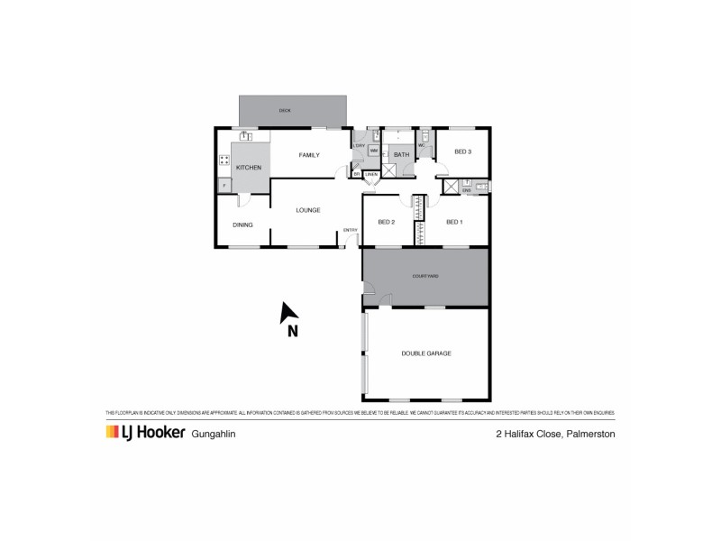 2 Halifax Close, Palmerston ACT 2913 Floorplan