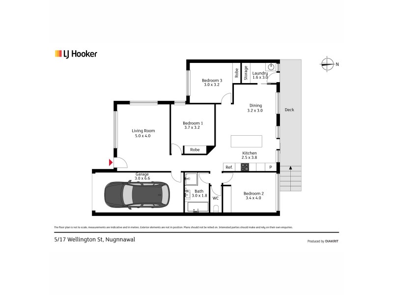 5/17 Wellington Street, Ngunnawal ACT 2913 Floorplan