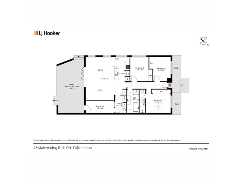 48 Mainwaring Rich Circuit, Palmerston ACT 2913 Floorplan