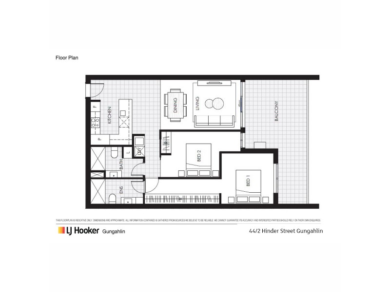 44/2 Hinder Street, Gungahlin ACT 2912 Floorplan