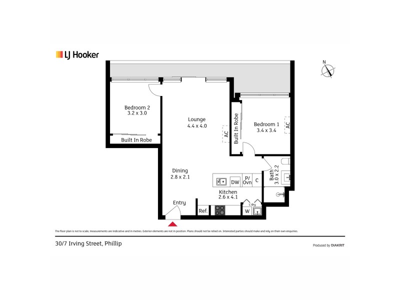 30/7 Irving Street, Phillip ACT 2606 Floorplan
