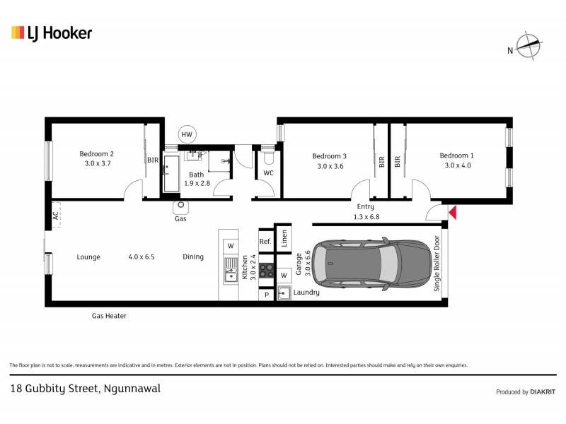 18 Gubbity Street, Ngunnawal ACT 2913 Floorplan