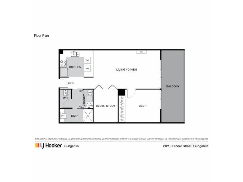 88/10 Hinder Street, Gungahlin ACT 2912 Floorplan