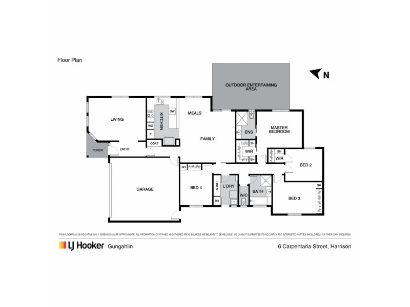 6 Carpentaria Street, Harrison ACT 2914 Floorplan
