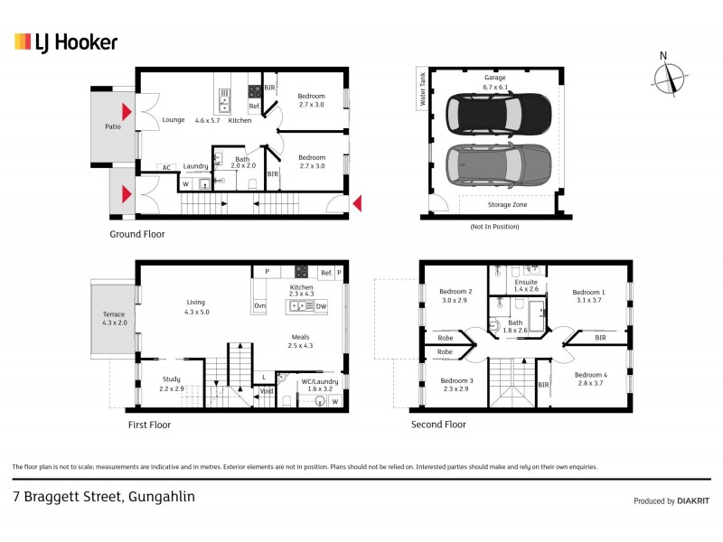7 Braggett Street, Gungahlin ACT 2912 Floorplan