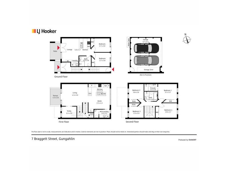 7 Braggett Street, Gungahlin ACT 2912 Floorplan