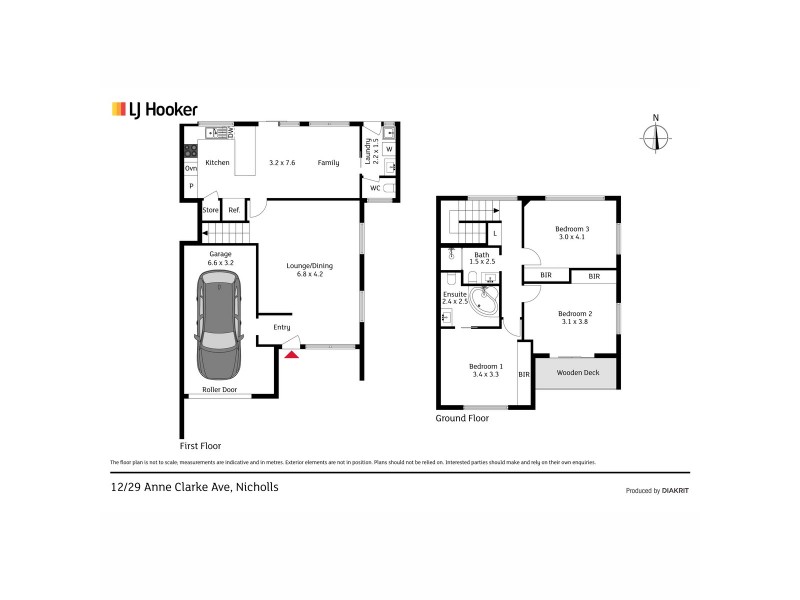 12/29 Anne Clark Avenue, Nicholls ACT 2913 Floorplan