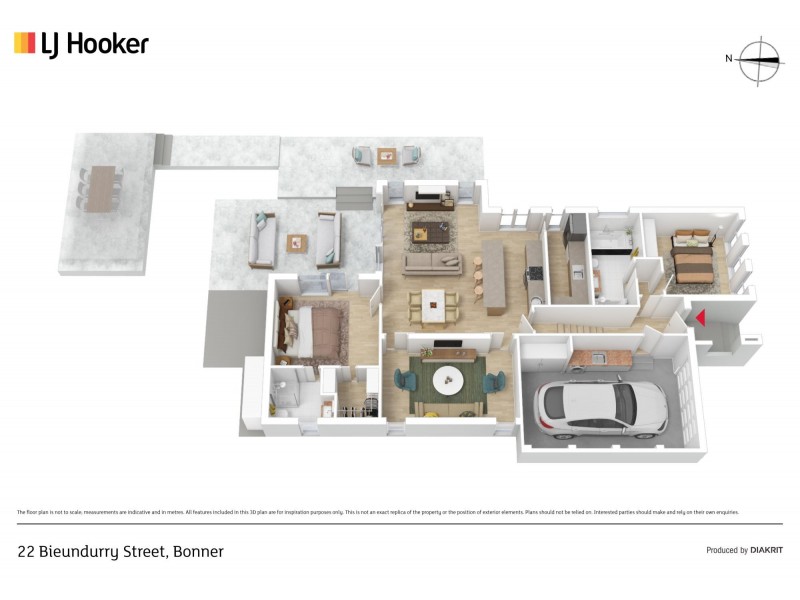 22 Bieundurry Street, Bonner ACT 2914 Floorplan