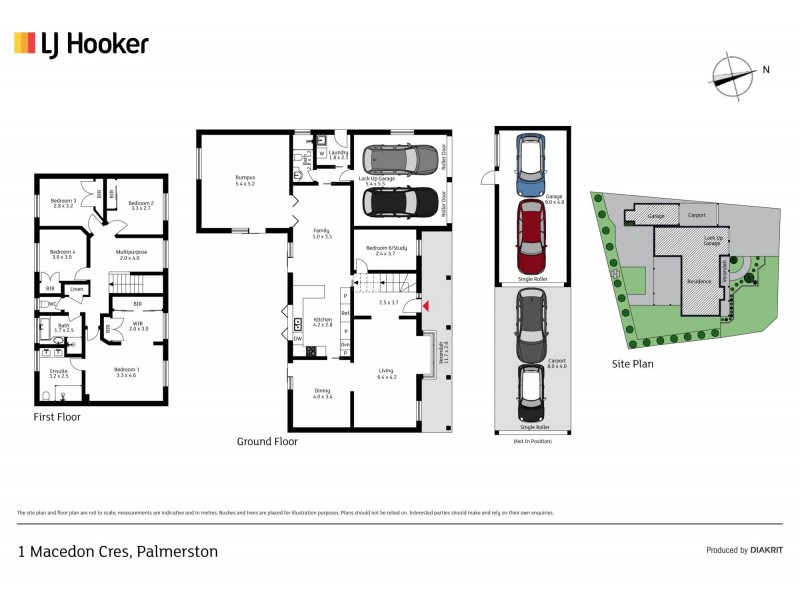 1 Macedon Crescent, Palmerston ACT 2913 Floorplan