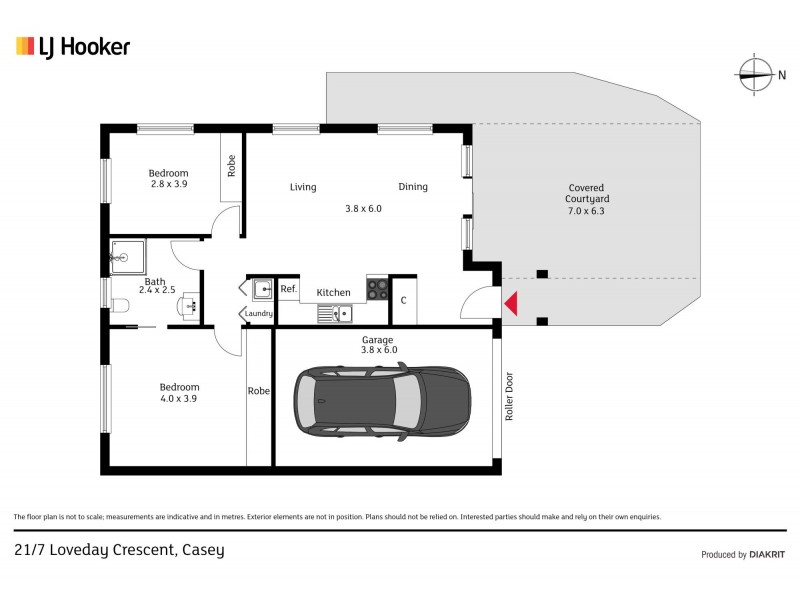 21/7 Loveday Crescent, Casey ACT 2913 Floorplan