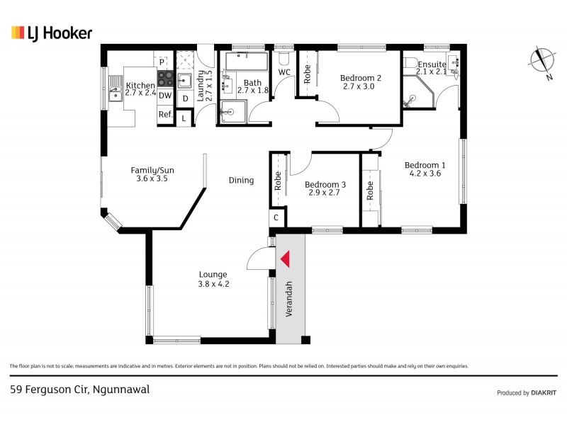 59 Ferguson Circuit, Ngunnawal ACT 2913 Floorplan