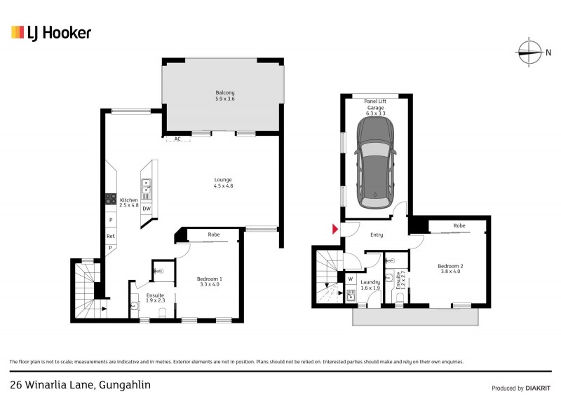 26 Winarlia Lane, Gungahlin ACT 2912 Floorplan